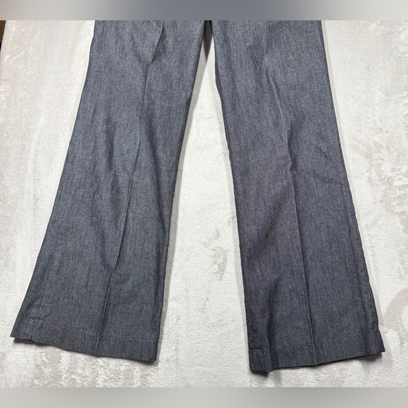 Sandro Sportswear Cotton Blend Stretch Jeans Wide Bootcut Leg Black Jeans Size 6 - Picture 4 of 14